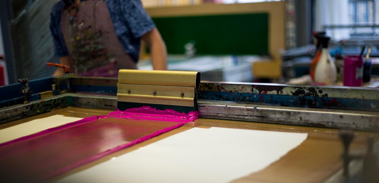 Various & Gould: Siebdruck / screen print (Photo: Just / 1just.de)