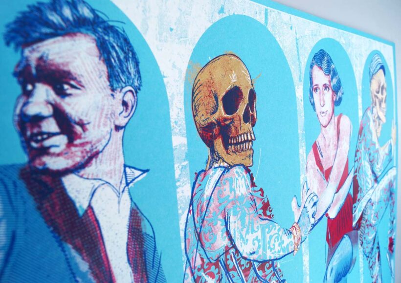 Various & Gould: Reigen (golden), detail Various & Gould: Reigen (Detail)