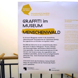 Workshop: Wünsch Dir Was! – Graffiti im Museum @ Museum Berggruen / Sammlung Scharf-Gerstenberg, Berlin 2014