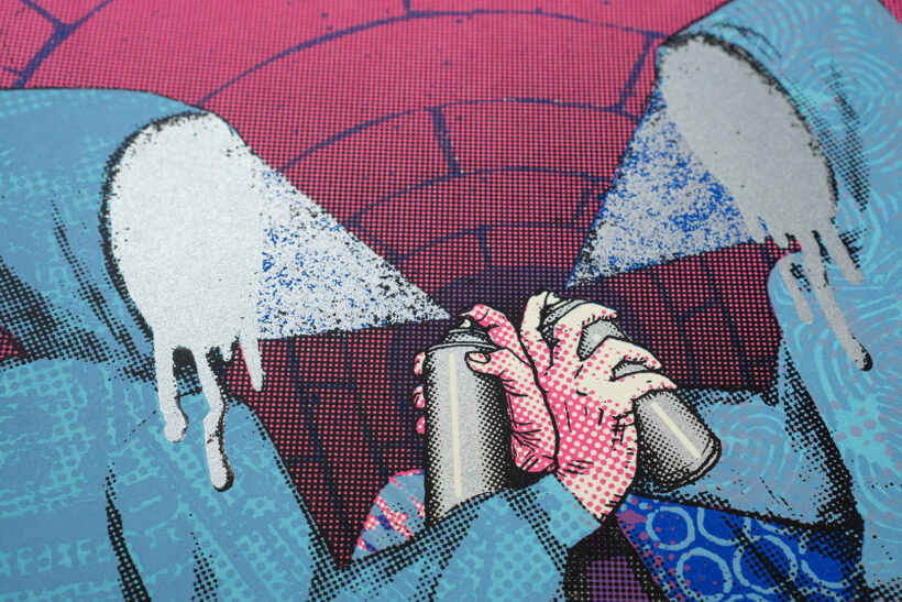 Duality IV – Overspray, Siebdruck, 2020 (Detail)