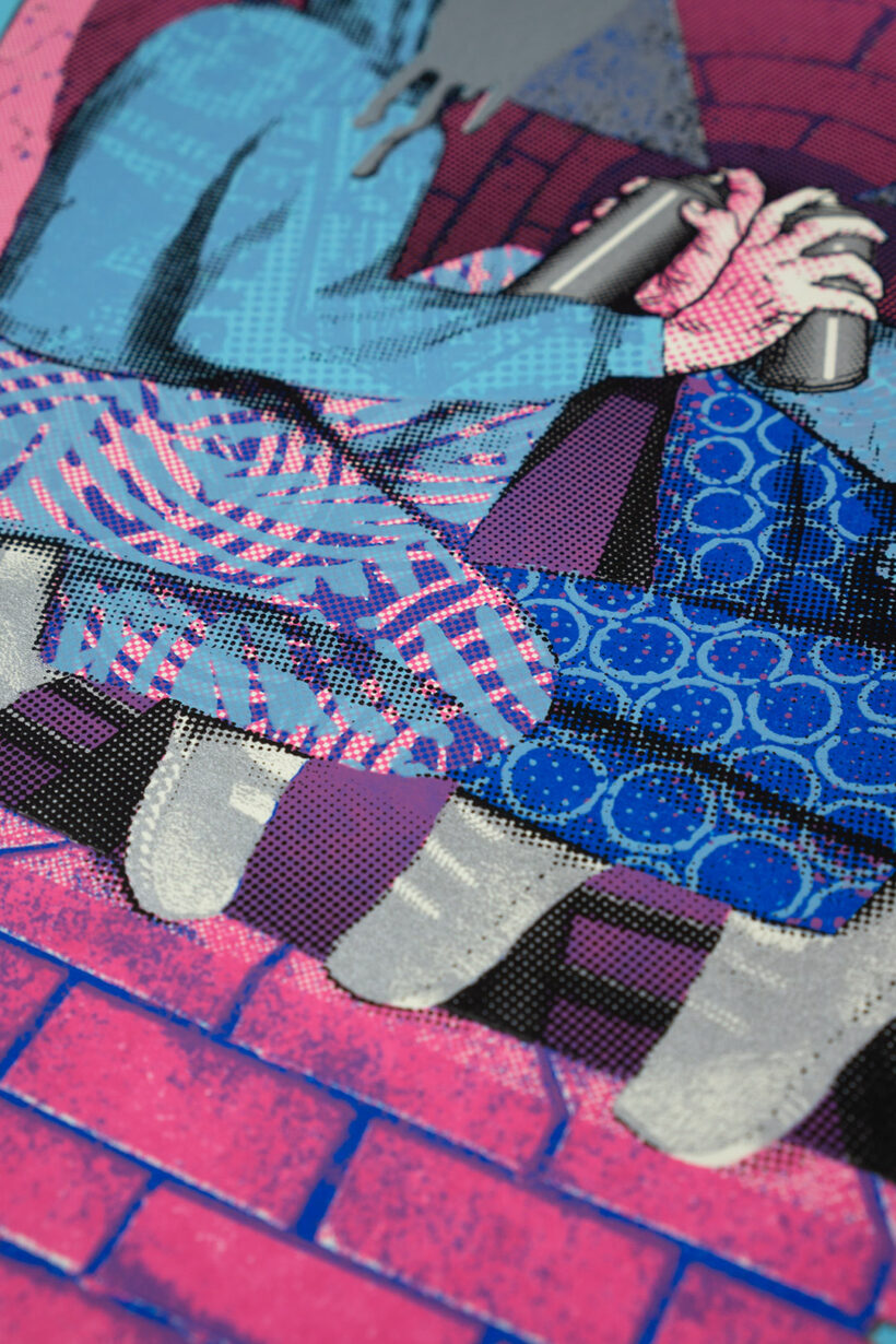Duality IV – Overspray, Siebdruck, 2020 (Detail)